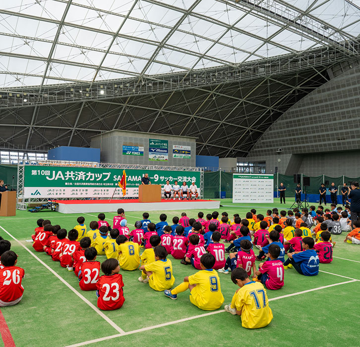 サッカー交流大会の様子