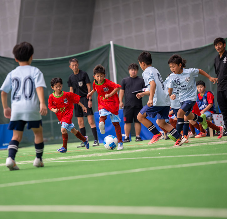 サッカー交流大会の様子