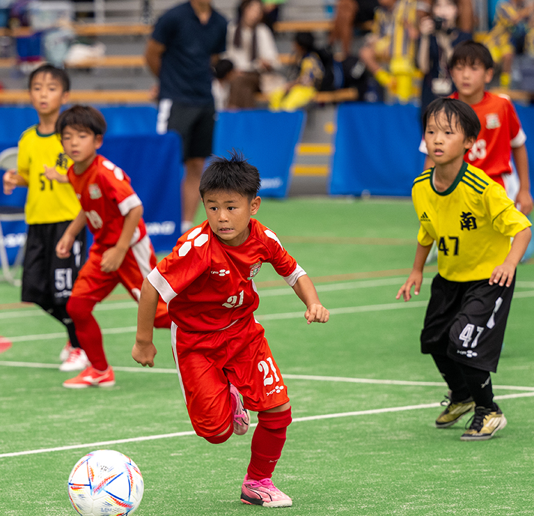 サッカー交流大会の様子