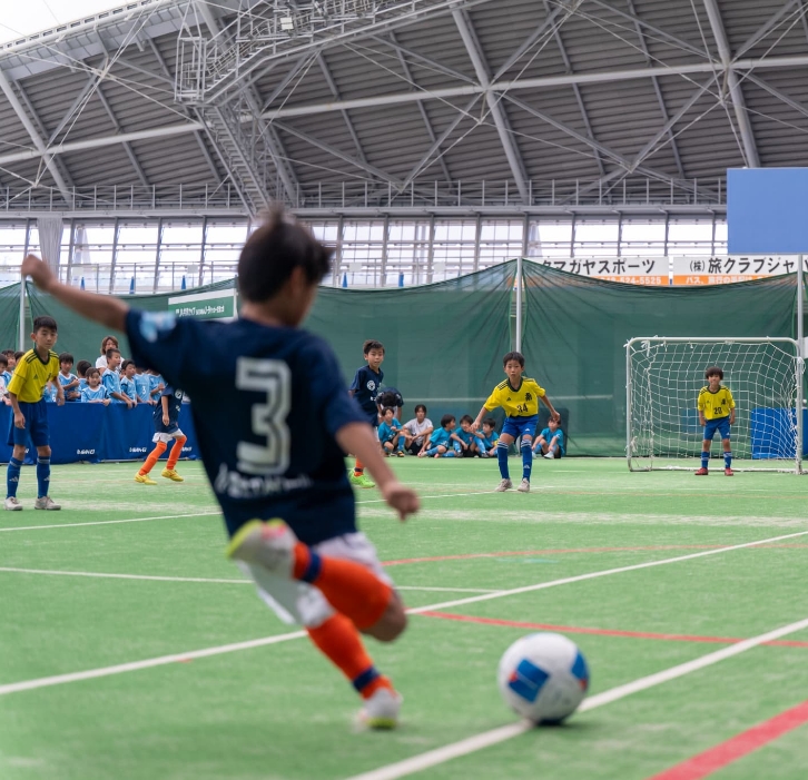 サッカー交流大会の様子